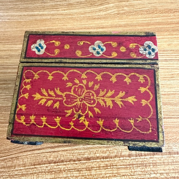 Cost Plus World Market Shekhawati Painted Box - Picture 4 of 9